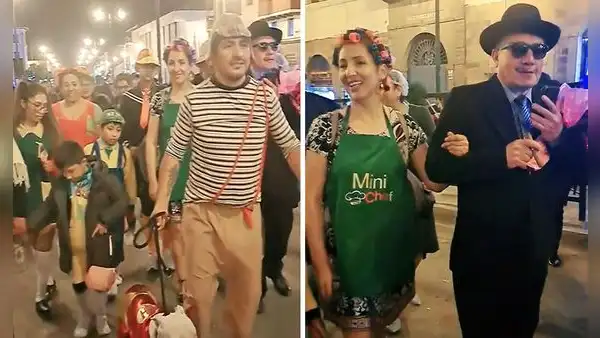 Familia de Cusco es viral tras disfrazarse de los personajes del 'Chavo del 8': “Qué bonita vecindad”