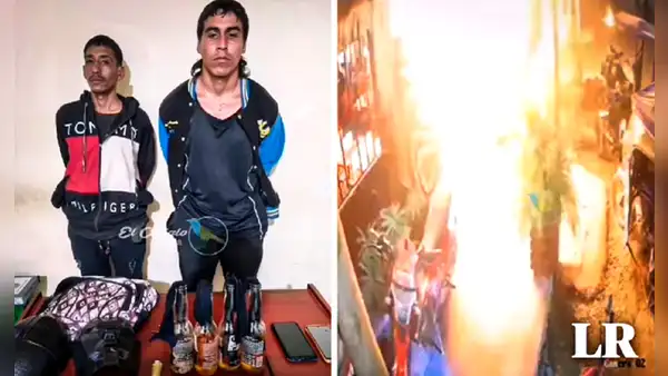 Piura: cámaras captan a extorsionadores extranjeros incendiando restaurante en Sullana