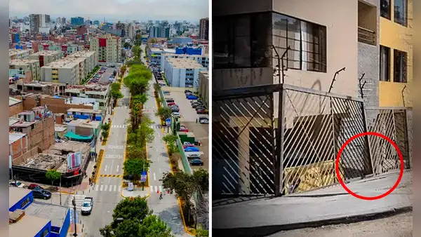 ¿En qué distrito se encuentra el “barrio hundido” de LIMA y cuál es la razón detrás de su grave estado?