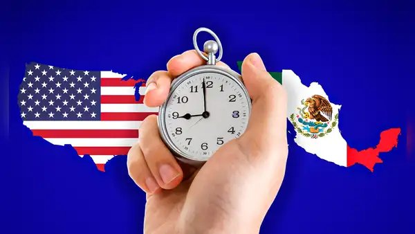 ¿Cuál será la diferencia horaria entre Estados Unidos y México desde el 5 de noviembre?