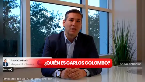 ¿Quién es Carlos Colombo, el hombre de las visas a EE. UU. que siempre aparece en los ads de YouTube?