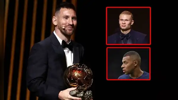Messi superó ampliamente a Haaland y Mbappé: revelan el puntaje que recibió en el Balón de Oro