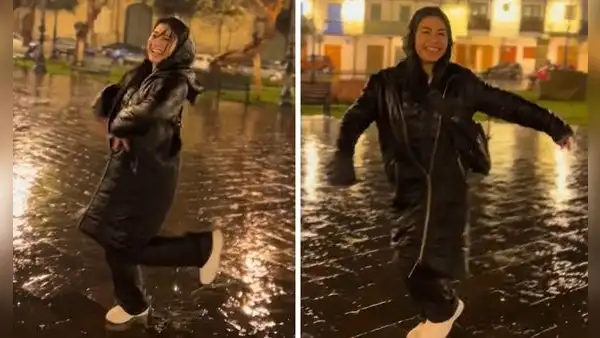 Joven sorprende con pasos de huaylas pese a intensa lluvia en Cusco: “Hermoso zapateo”