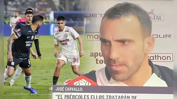 Carvallo fulminó a Alianza tras la final: “El miércoles traten de dar 4 pases seguidos”