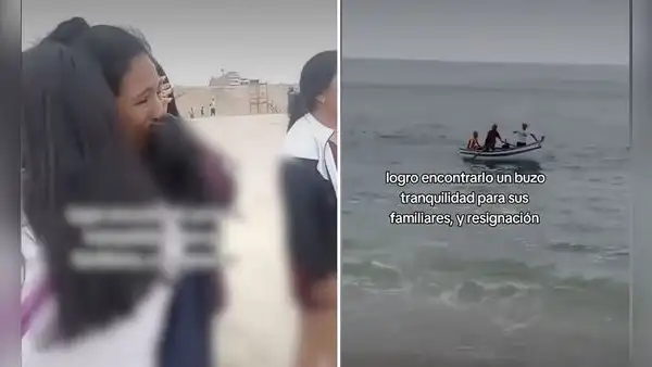 "¡Te dije vámonos!": joven rompe en llanto al enterarse de que su novio se ahogó en Punta Hermosa