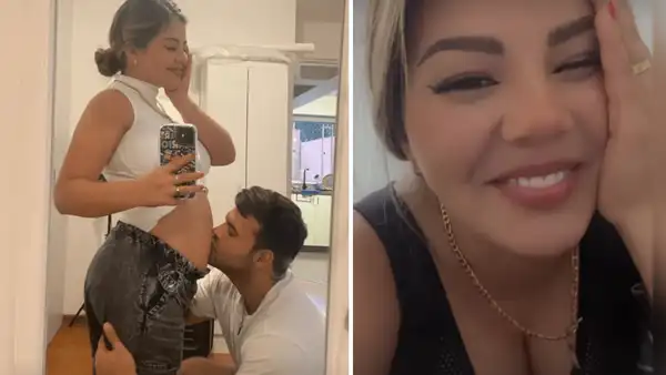 Estrella Torres reveló por qué Kevin Salas le besó la pancita: ¿qué dijo?