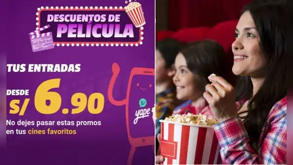 Yape anuncia entradas al cine desde S/6,90: ¿hasta cuándo es la promoción y cómo comprar?