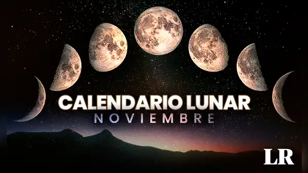 Calendario lunar de noviembre 2023: ¿cuándo habrá luna llena y las otras fases?