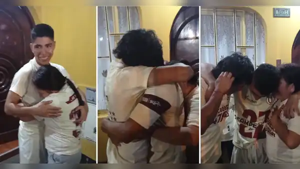Piero Quispe y el emotivo momento que protagonizó con sus padres tras campeonar con la ‘U’: "Se lo merece"