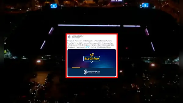 Ministerio Público abre investigación tras apagón en Matute que puso en riesgo a hinchas