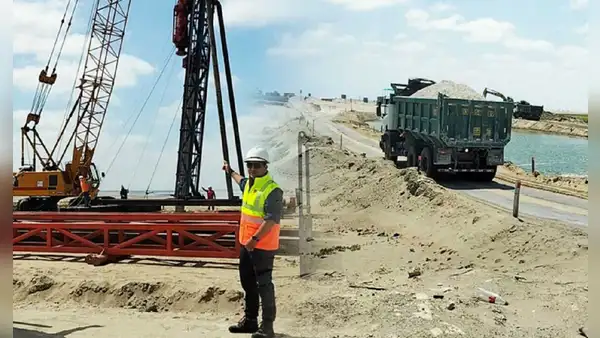Piura: instalan puente Bailey después de 9 meses de derrumbarse en la vía Bayóvar-Chiclayo