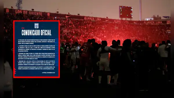Alianza Lima reveló por qué apagaron las luces de Matute: "Para incentivar la rápida evacuación"