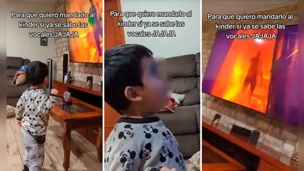 Niño aprende las vocales a ritmo de reguetón y usuarios reaccionan: "Perreo educativo"