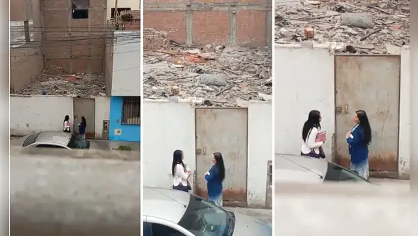 Evangélicas esperan afuera de una casa, pero vecino se da cuenta de un curioso detalle: "Tenían fe"