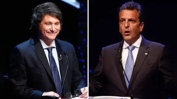 ¿A qué hora es el debate presidencial en Argentina entre Javier Milei y Sergio Massa?