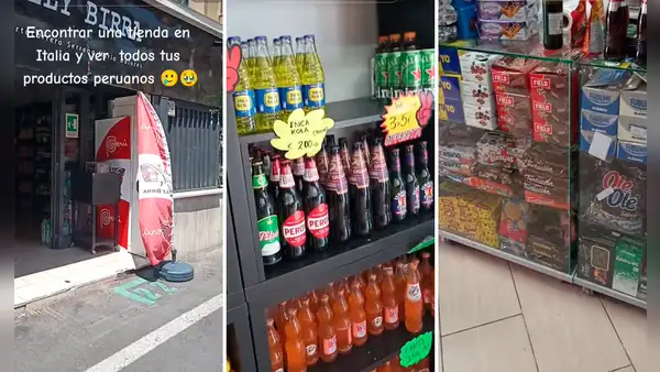 Joven encuentra tienda con productos originarios de PERÚ en ITALIA: “Hay hasta Inca Kola”