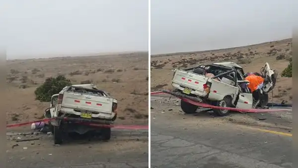 Moquegua: 5 fallecidos tras accidente de tránsito entre un camión cisterna y una camioneta