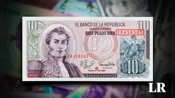 Así es el billete coleccionable de 10 pesos colombianos que podría valer $9.000.000