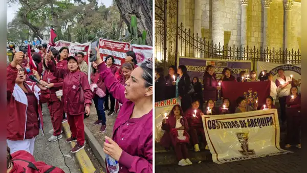 Representantes de la Federación Nacional de Obstetras realizan protestas a nivel nacional