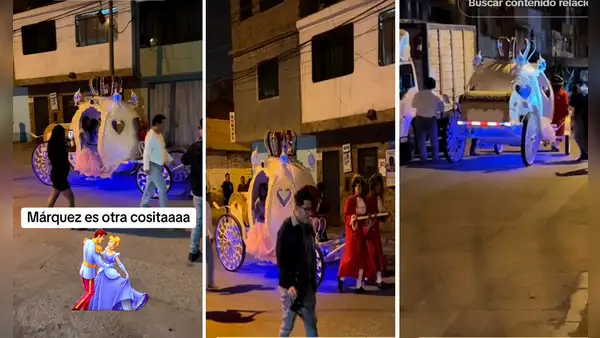 Adolescente llega a su quinceañero en carroza y vestida de princesa: “Como en cuento de hadas”