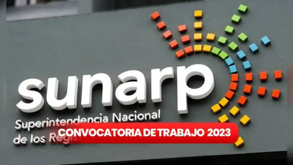58 oportunidades de trabajo en Sunarp para estudiantes y egresados