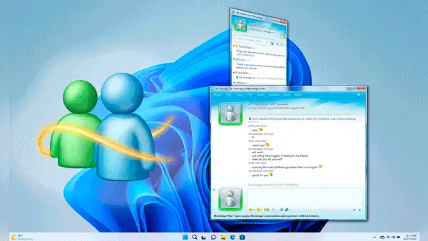 ¿Puede usarse Windows Live Messenger en 2023 para chatear con amigos y enviarles zumbidos?