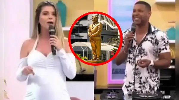 Brunella arremete contra 'Giselo' por burlas hacia estatua de César Acuña: "No te metas con mi suegro"