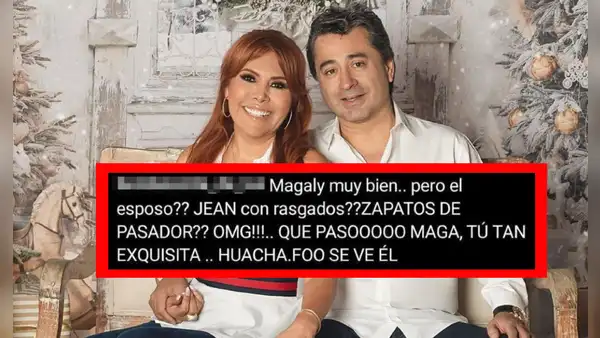 Magaly Medina y su CONTUNDENTE RESPUESTA a usuaria que tildó de 'huachafo' a su esposo Alfredo