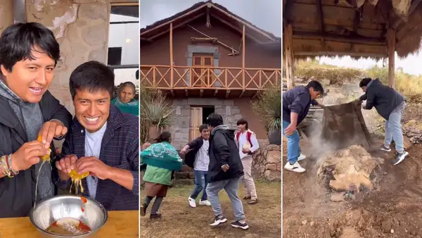 Waldir Maqque y Sibenitoo se juntaron para preparar una deliciosa Pachamanca