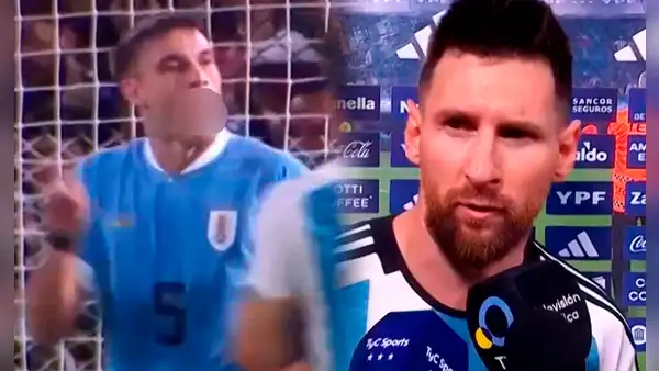 Lionel Messi y su crítica al gesto de Ugarte : "Esta gente joven tiene que aprender de los mayores a respetar"