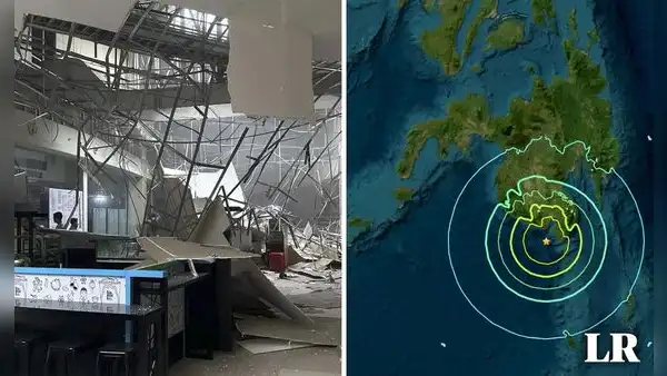 Terremoto de magnitud 7.2 remeció el sur de Filipinas, según Phivolcs