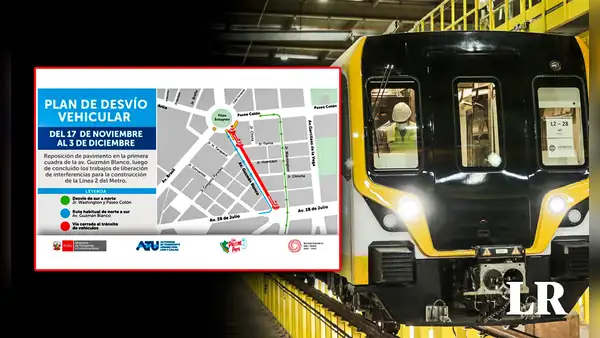 Cierre de vías en el Cercado de Lima: revisa el plan de desvío y rutas alternas por obras de la Línea 2