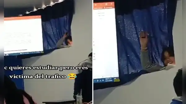 Estudiante de Huancayo se subió a ventana tras llegar tarde a clases: “El verdadero 'el que quiere puede'”