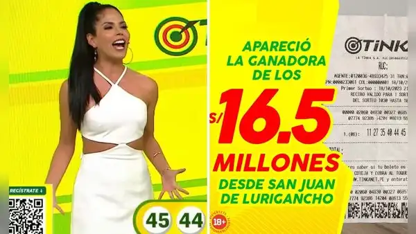 Ganadora de La Tinka revela el insólito monto que invirtió para llevarse los S/16 millones de la lotería