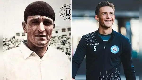 Foto de 'Lolo' Fernández revela insólito parecido con Oliver Sonne e hinchas enloquecen: "¡Igualitos!"