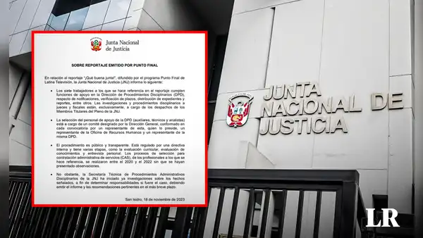 JNJ anuncia investigación interna por presunto copamiento irregular de puestos