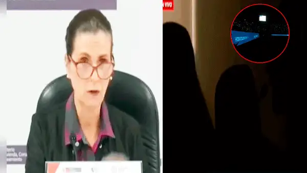 Ministra de Vivienda de Perú ofrece conferencia de prensa y se va la luz: “Están en modo Matute”