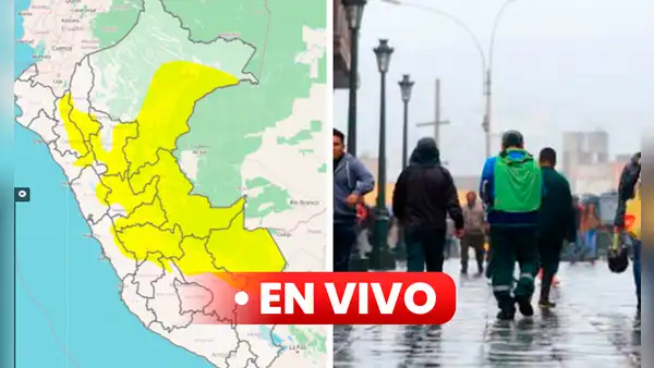 Lluvias en Perú EN VIVO: 16 regiones con probabilidades altas de registrar lluvias