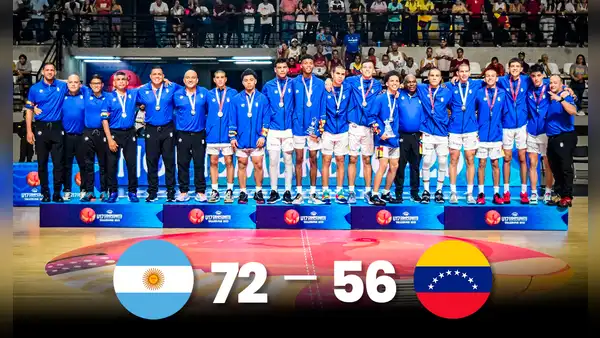 ¡Subcampeones! Argentina superó a Venezuela 72-56 en la FINAL del Sudamericano U17 básquet 2023