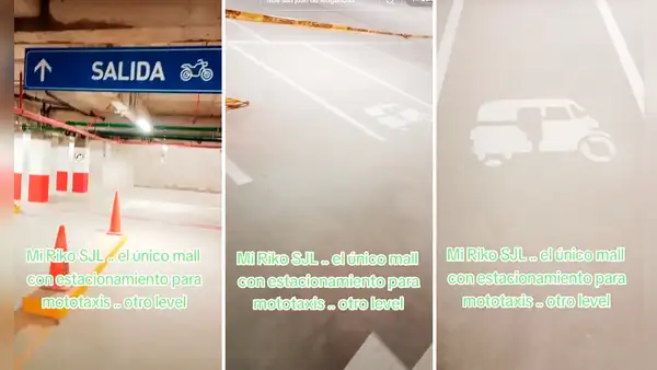 Peruano encuentra estacionamiento para mototaxis en mall y afirma: “SJL es inclusivo”