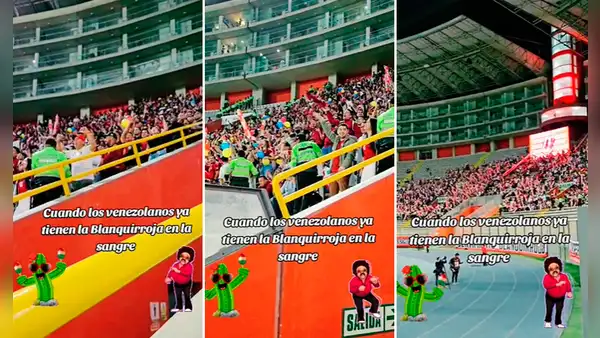 Venezolanos sorprendieron al cantar ‘Cariñito’ en el Estadio Nacional: “La música peruana es otro level”