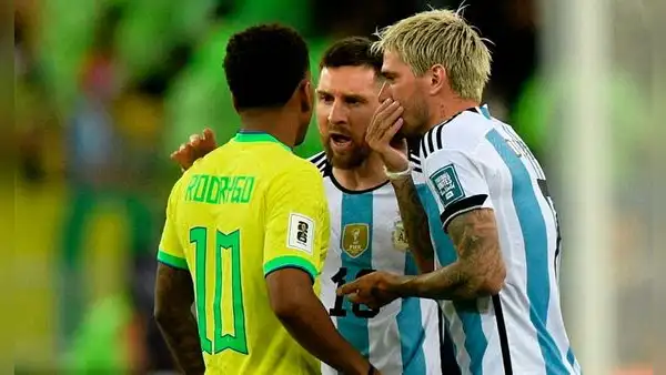 Desde "cobarde" hasta "cerrá la boca, nene": revelan el tenso cruce que tuvieron Messi y Rodrygo