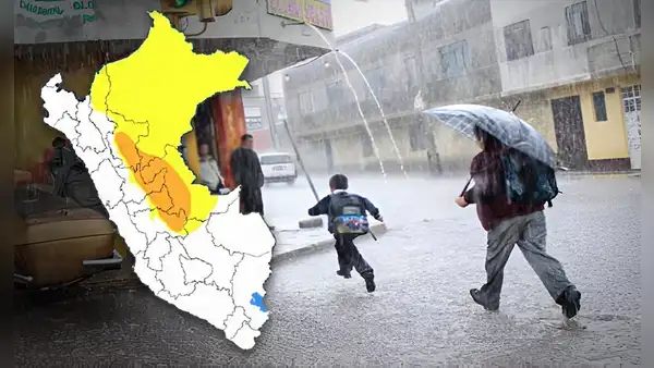 Senamhi advierte fuertes lluvias en Perú del 24 al 26 de noviembre: ¿qué regiones serán afectadas?