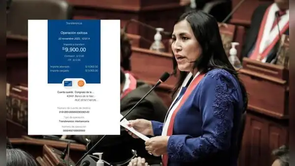 Flor Pablo devuelve el bono de S/9.900 al Congreso: “Que retorne al tesoro público”
