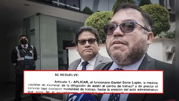 Gobierno suspende en sus funciones al procurador general Daniel Soria