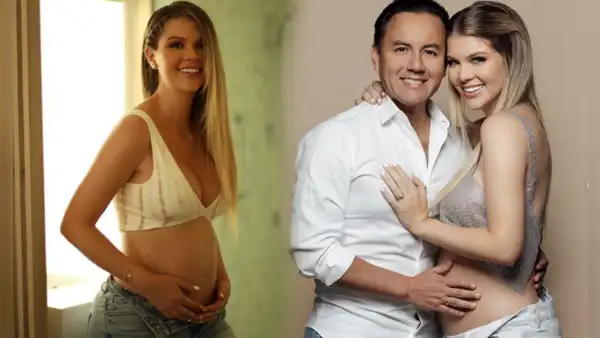 Brunella Horna publica emotiva foto con su hijo recién nacido: "Mi príncipe azul"