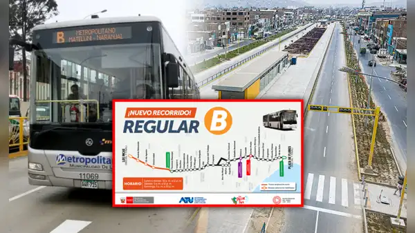 Metropolitano: estas son las estaciones por las que no pasará la ruta B desde el 15 de diciembre
