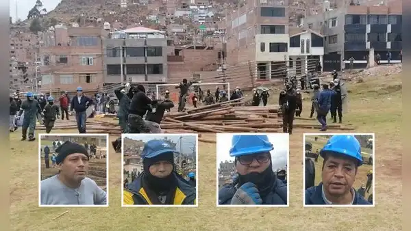 Peruanos con nacionalidad alemana participaron en la toma de colegio politécnico Huáscar en Puno