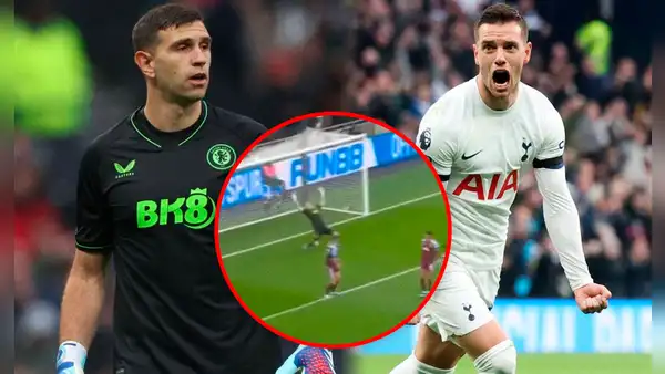 Giovani Lo Celso le reventó el arco al Dibu Martínez: el misil que venció al portero en la Premier League