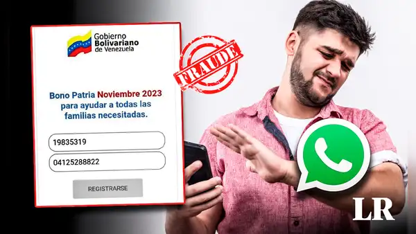 ¡Alerta! No le des clic a esta modalidad de estafa de pago de bonos por Patria
